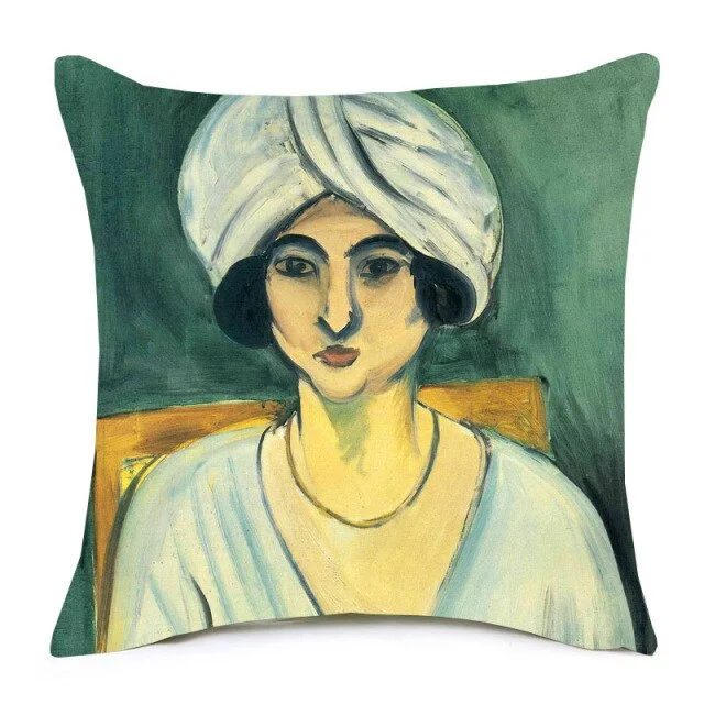 Linen Pillow Case - Henri Matisse Oil Art