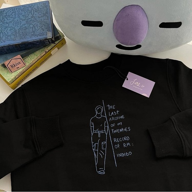 BTS RM Namjoon Indigo Sweatshirt