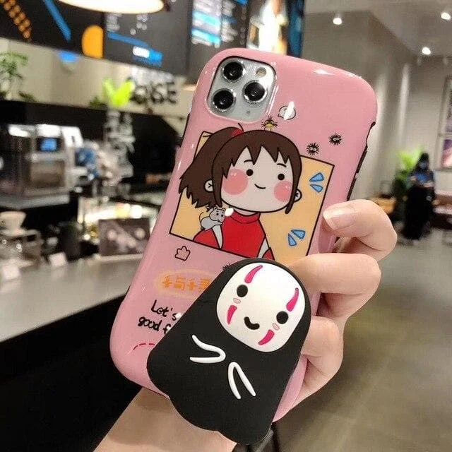Silicone stand Spirited Away Totoro soft Mobile phone case SP14878