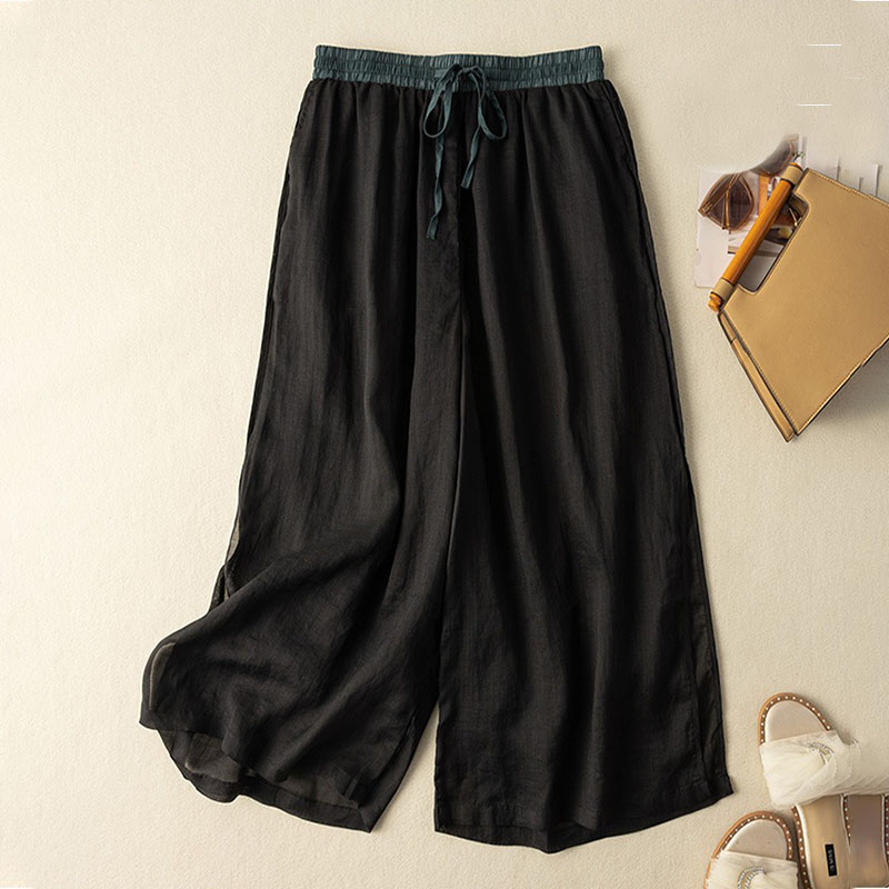 Artistic Retro Loose Cotton Linen Casual Pants-Neogeekshirts:luchamp