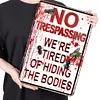 No Trespassing - Metal Tin Signs(8*12Inch/12*16Inch)