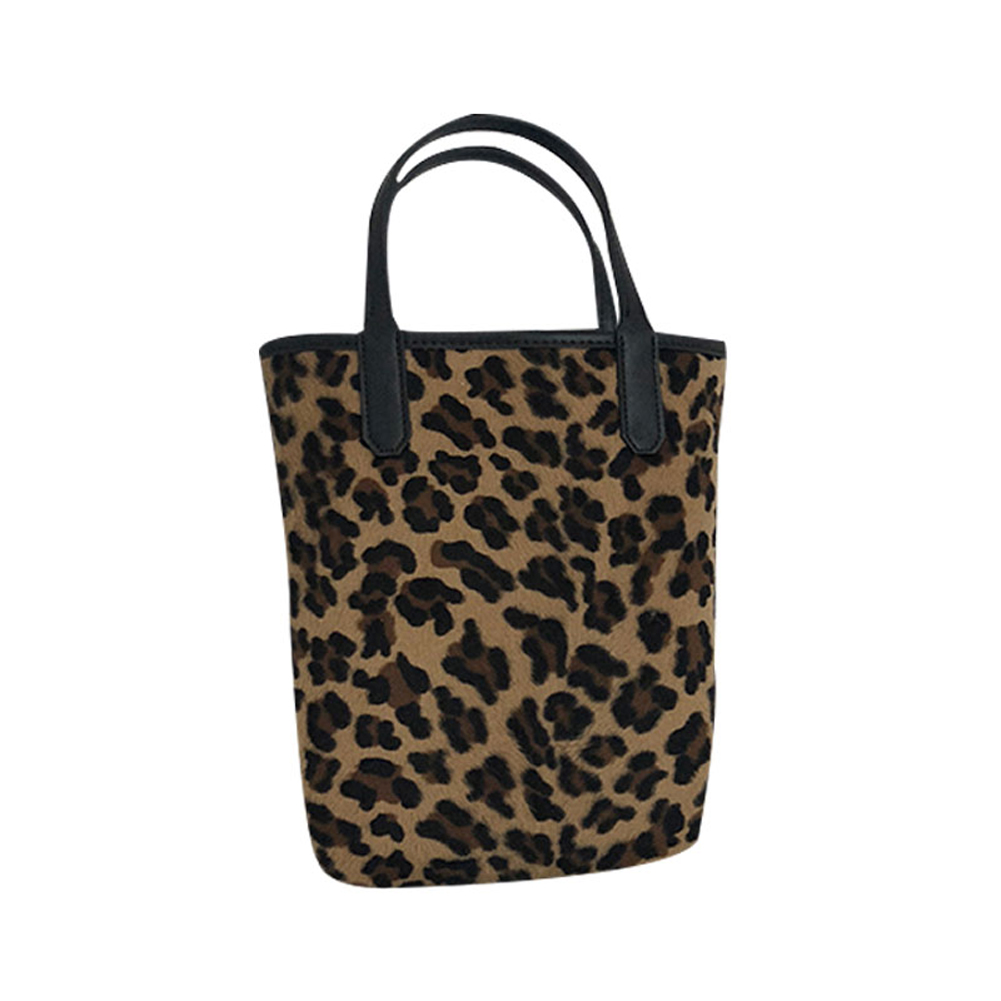 

Fashion Leopard Pattern Handbag Women Leather Top-handle Shoulder Tote Bag, 501 Original