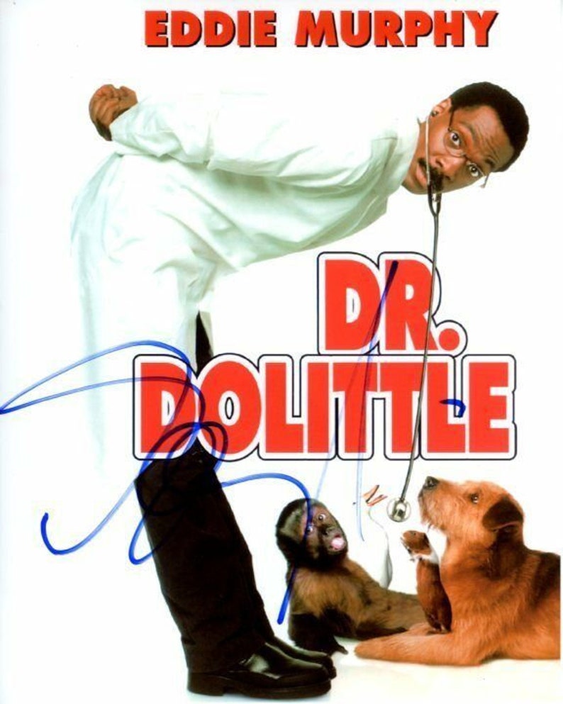 Eddie murphy signed autographed doctor dolittle john 8x10 Photo Poster painting