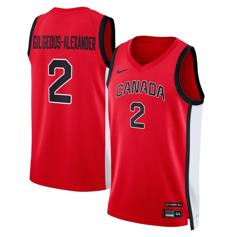 Shai Gilgeous-Alexander Canada Basketball  Unisex 2024 Swingman  Jersey - Red mysite