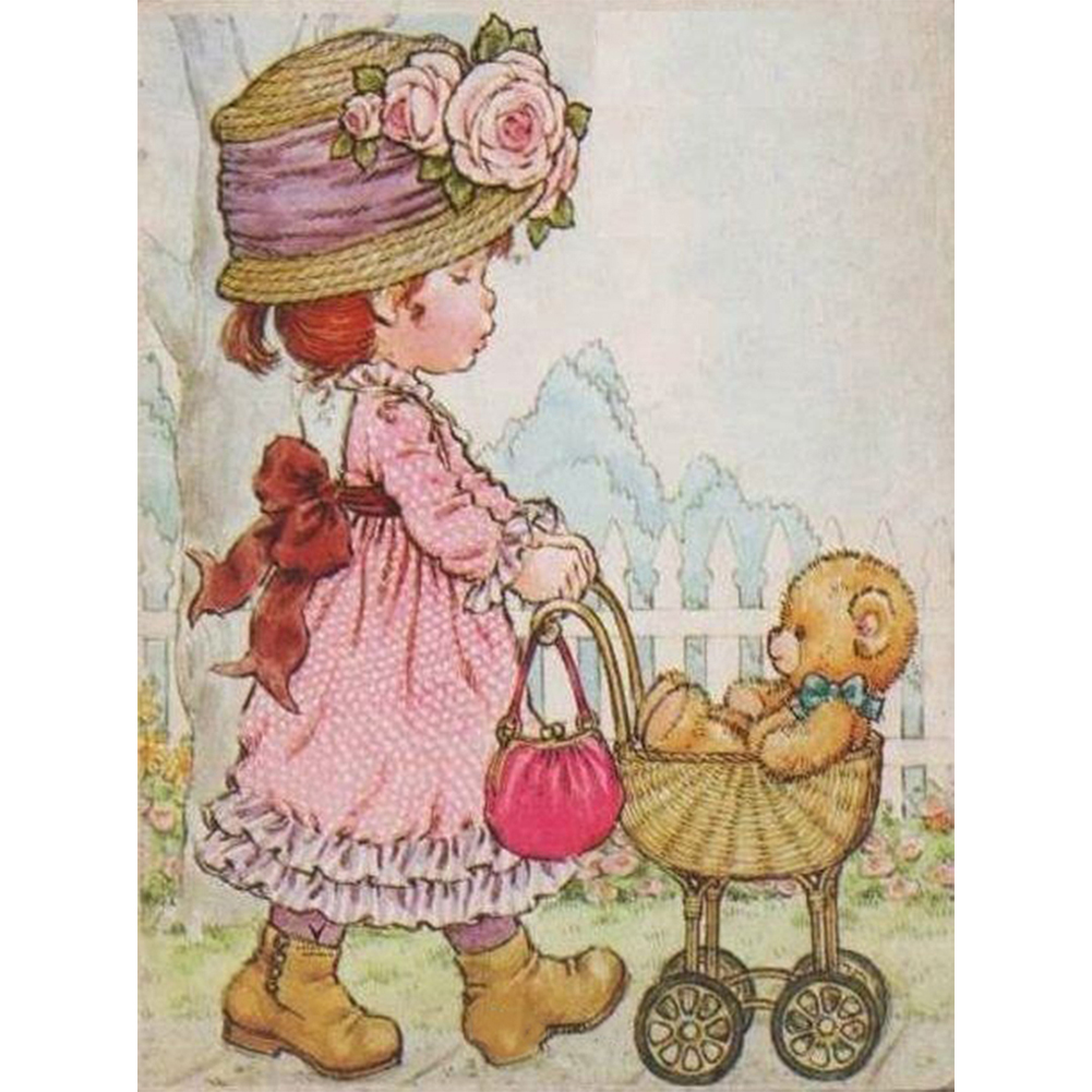 

Child Life - 11CT Stamped Cross Stitch - 50*40CM, 501 Original
