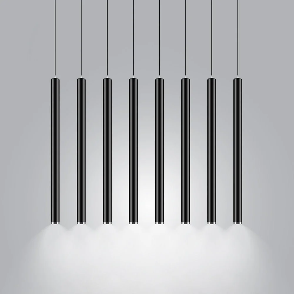 1 Pcs LED Restaurant Pendant Lights 3W Simple Cylindrical Pendant Lamps Nordic Bar Indoor Lighting Handlamp Luminaire