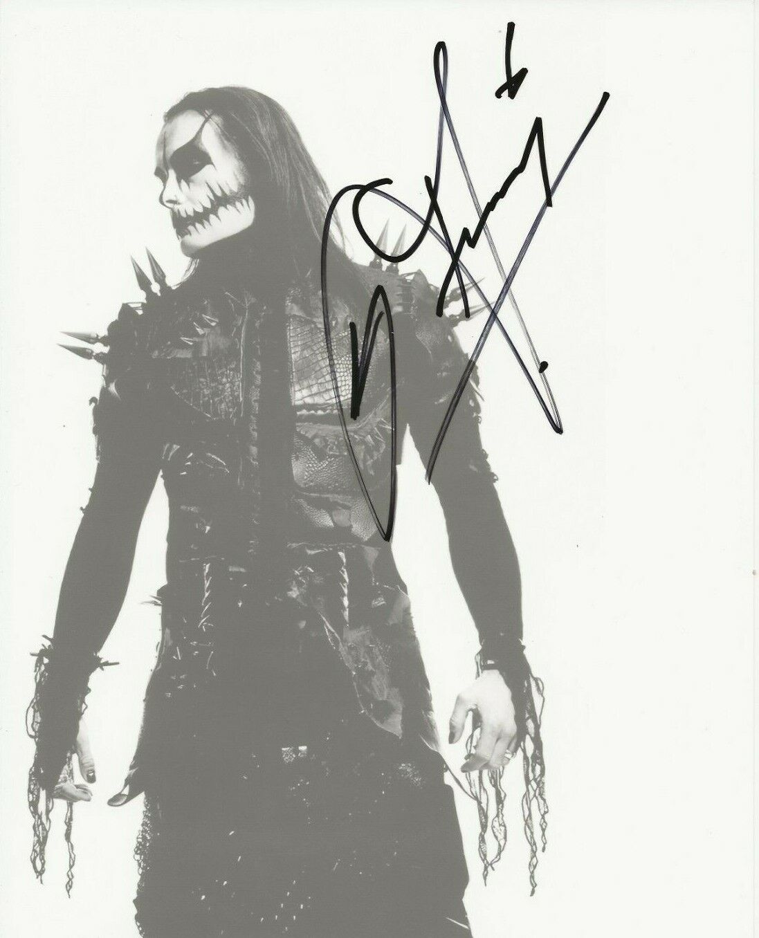 Dani Filth of Cradle of Filth REAL hand SIGNED Photo Poster painting #1 COA Autographed