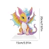 Diamond Painting Acrylic Multi-Color Dragon Ornament Kids Gift
