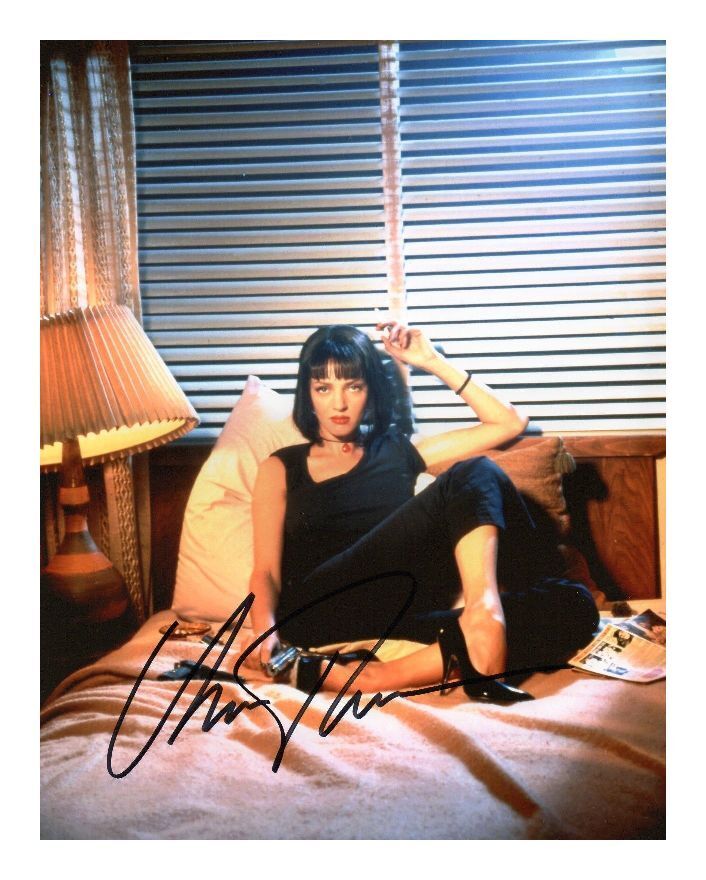 UMA THURMAN - PULP FICTION AUTOGRAPHED SIGNED A4 PP POSTER Photo Poster painting PRINT 1