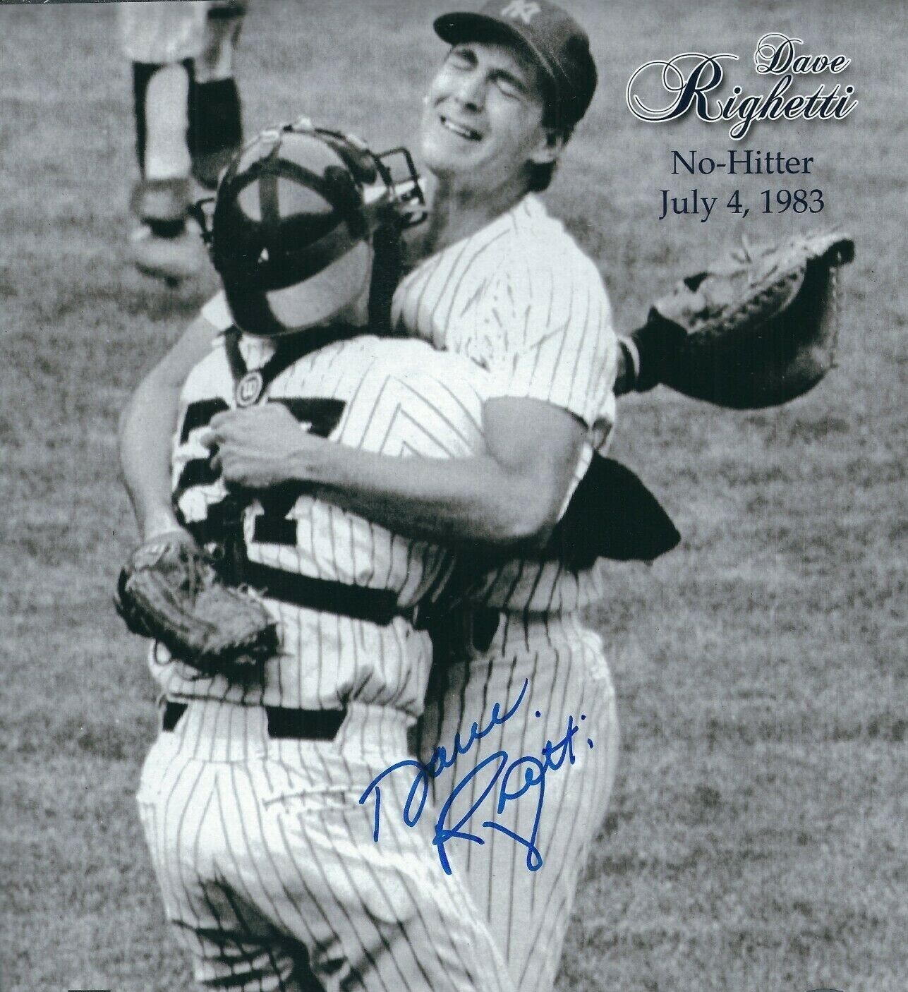 Dave Righetti Autographed Signed 8x10 Photo Poster painting ( Yankees ) REPRINT