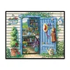 (Counted/Stamped) 11CT Flower House-Cross Stitch 40*50cm/15.7x19.7in