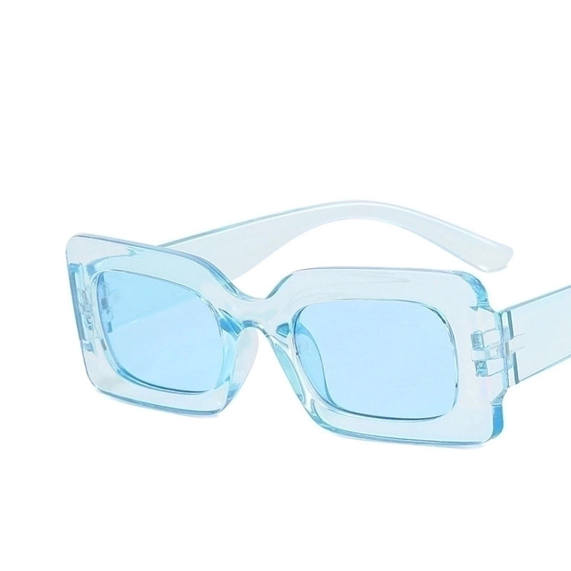 Fashion Solid Color Resin Square Full Frame Women’s Sunglasses