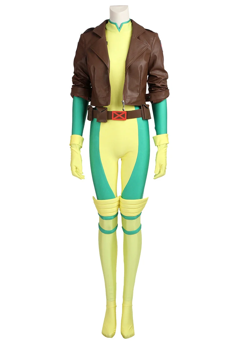 X-Men Rogue Anna Marie Comic Cosplay Costume outfit