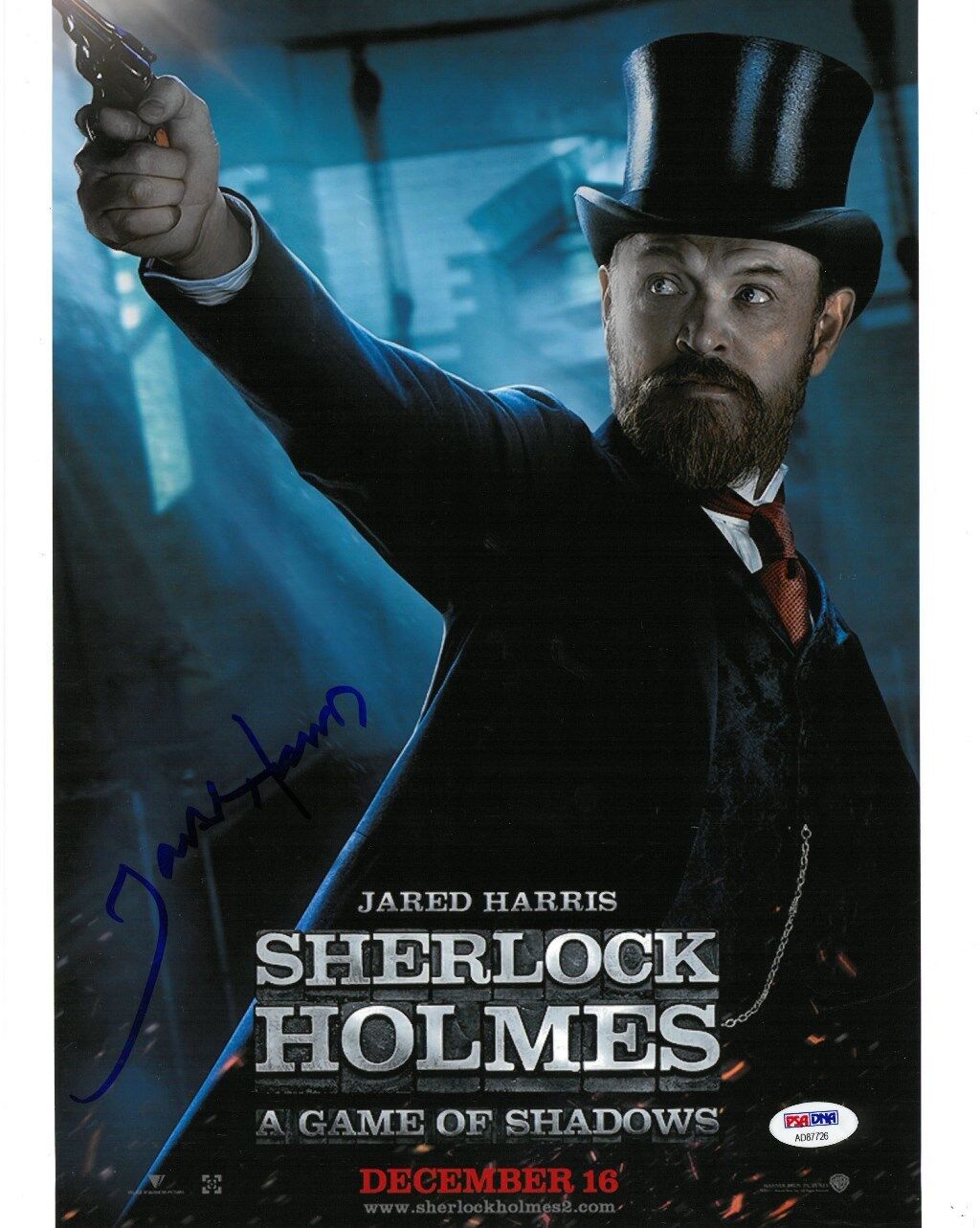 Jared Harris Signed Sherlock Holmes Autographed 11x14 Photo Poster painting PSA/DNA #AD87726