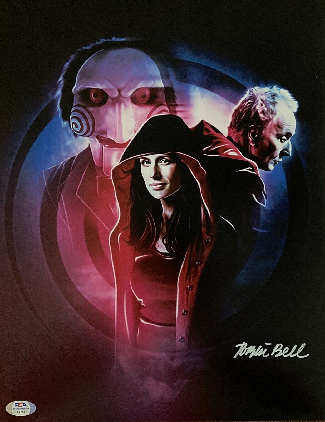 Tobin Bell autographed signed 11x14 SAW PSA Witness COA Jigsaw John Kramer Billy