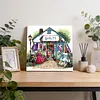 Framed Quilt Shop-Paint by Numbers Acrylic Painting 35*35CM With Color Box 5ML(24Colors)