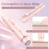 Tondeuse &agrave; cheveux &eacute;lectrique &eacute;tanche et rechargeable &agrave; double t&ecirc;te