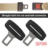 1 Pair Car Safety Belt Lock Tongue Seat Belt Latch Clasp Insert Lock Socket Plug