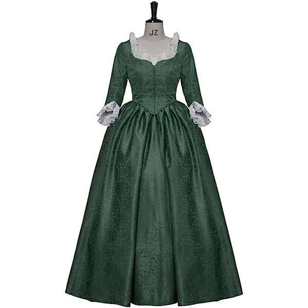 Women's 18th Century Civil War Southern Belle Dress Victorian Ball Gown Vintage Dress