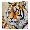 Framed Diamond Painting - Special Shaped - Tiger(25x25cm)