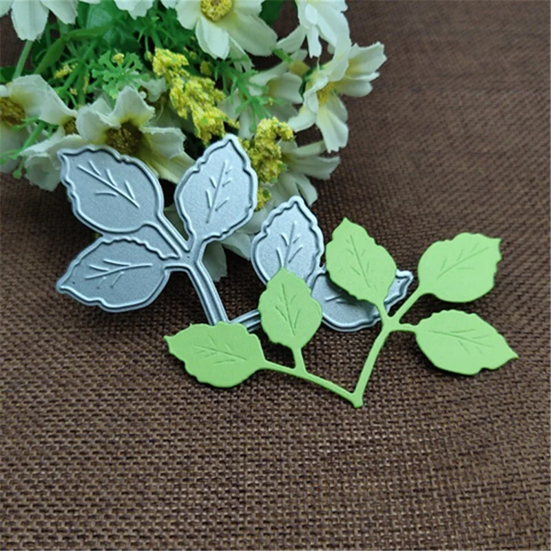 Leaves decoration Scrapbook metal cutting dies cut die mold paper craft knife mould blade punch stencils dies