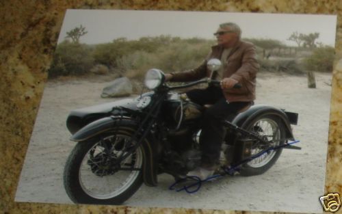 DENNIS HOPPER SIGNED AUTO NEW EASY RIDER