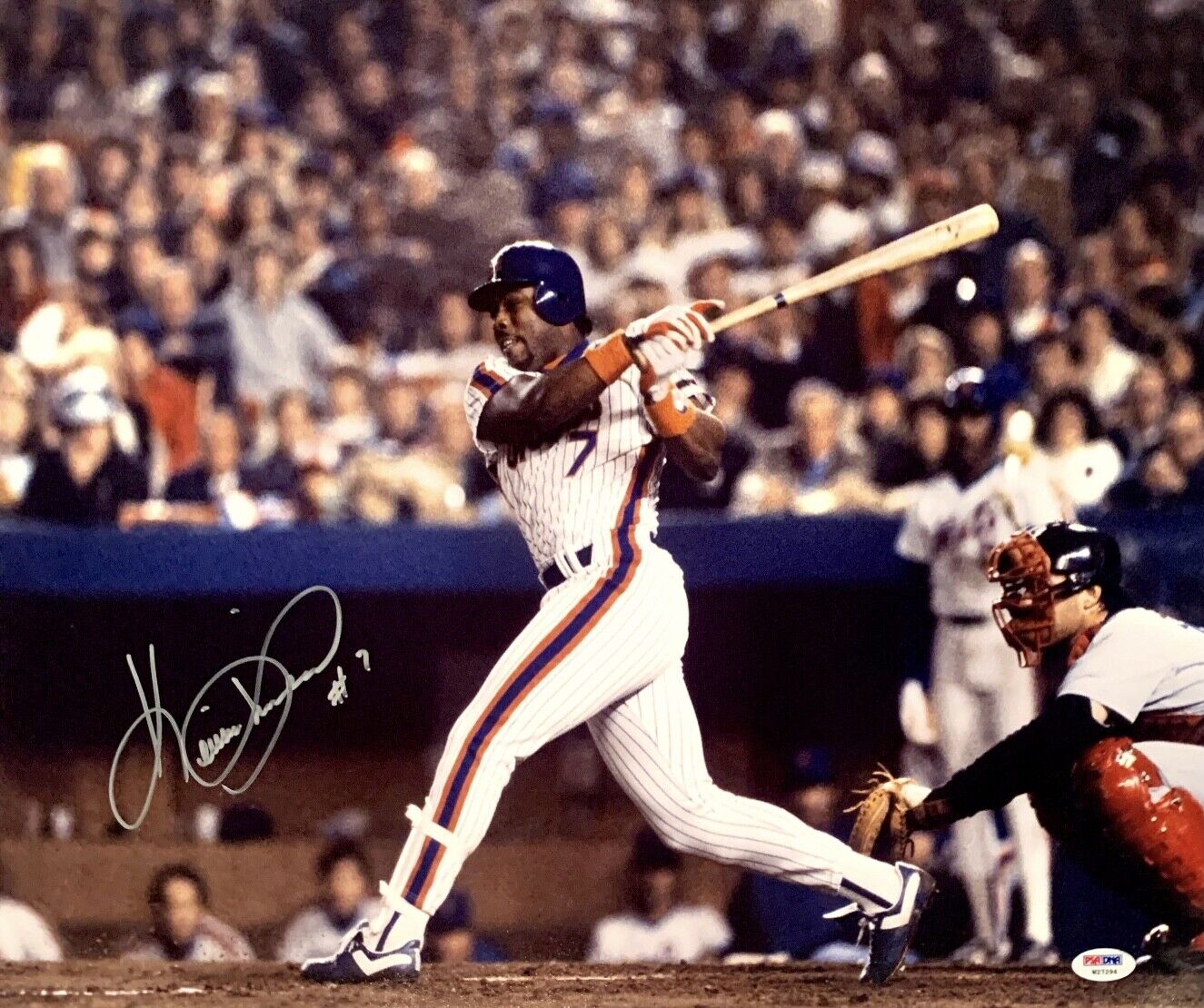 Kevin Mitchell Signed New York Mets Baseball 16x20 Photo Poster painting **WS Champs PSA W27294