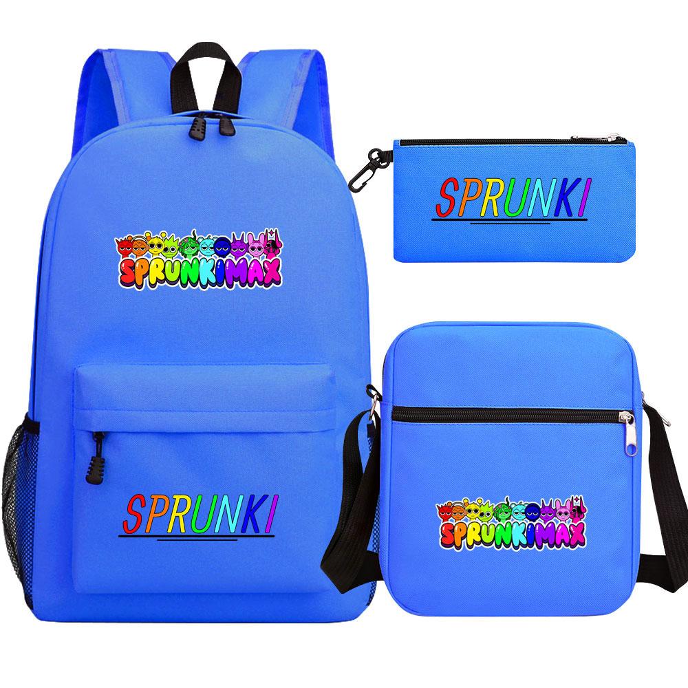 Mayoulove Sprunki Backpack Lightweight Design with Multiple Pockets for School and Outdoor Activities-Mayoulove