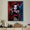 Diamond Painting-DIY Full Round Drill Horror Girl(40x50cm)