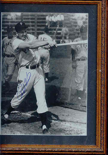 Ralph Kiner Autograph 8x10 Photo Poster painting Jsa Cert Pro Framed