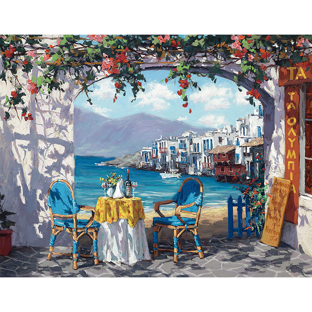 

City Garden - Round Drill Diamond Painting - 50*40CM, 501 Original