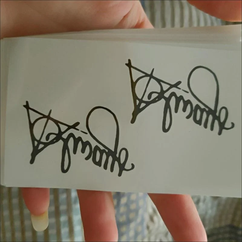 New Black and White Tiger Tattoo Stickers Waterproof Long-Lasting Fake Tattoo Small Fresh Couple Cute Temporary Tattoo Stickers