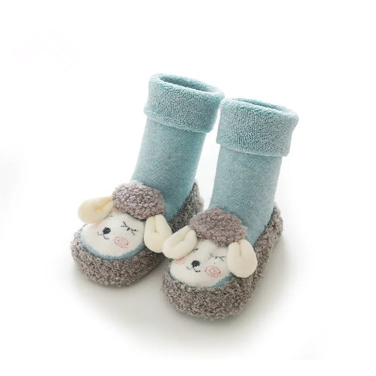 Baby Fleece Lovely Sheep Floor Sleeves Socks