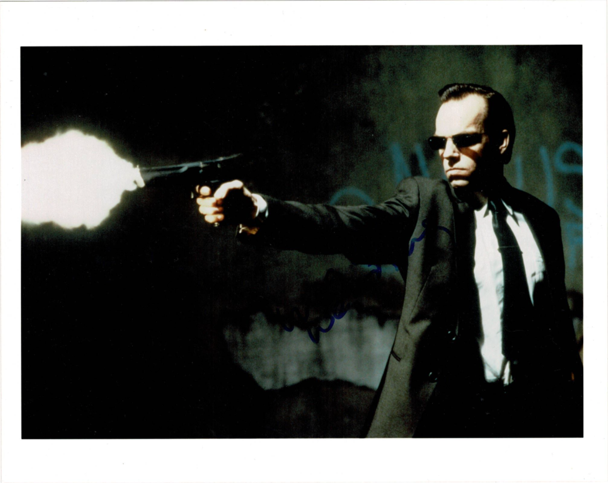 Hugo Weaving signed autographed 8x10 Photo Poster painting! AMCo! 15897