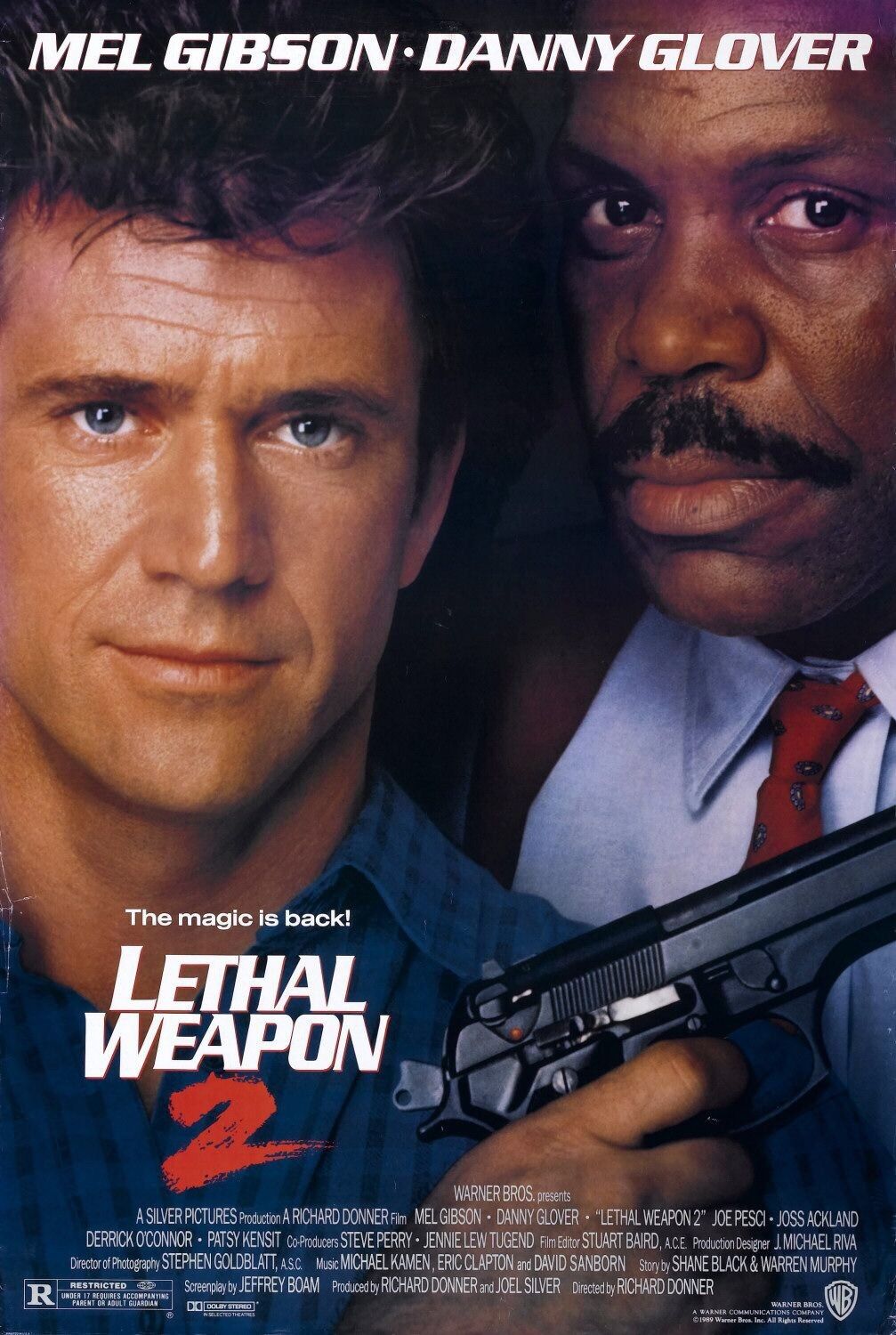 Lethal Weapon 2 Movie Poster Photo Poster painting Print Mel Gibson Danny Glover 12x18