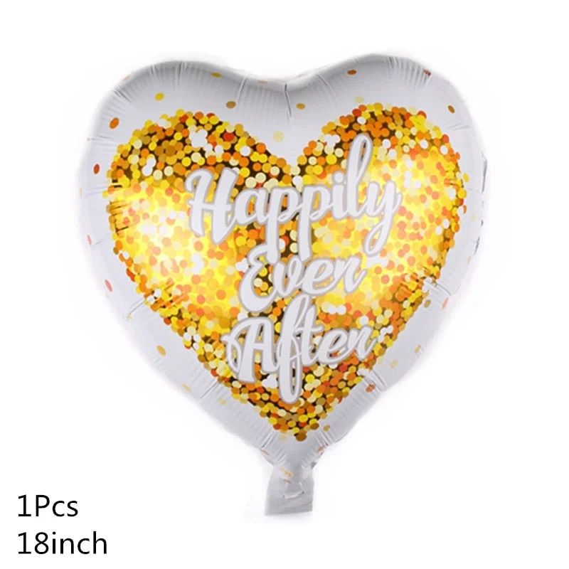 Wedding Balloons Foil Groom Bride Love Balloon for Wedding Decoration Bachelorette Party Valentine's Day Adult Party Supplies