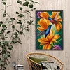 Diamond Painting -5D Full Round Drill Birdsong Fragrant Flowers(60x40cm)
