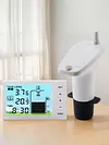 Ultrasonic Water Tank Liquid Level Meter with Temperature Sensor Time Display