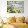 Iris Swan Lake-14CT Stamped Cross Stitch Egyptian Cotton 50*42cm/19.69*16.54in tapestrymarket