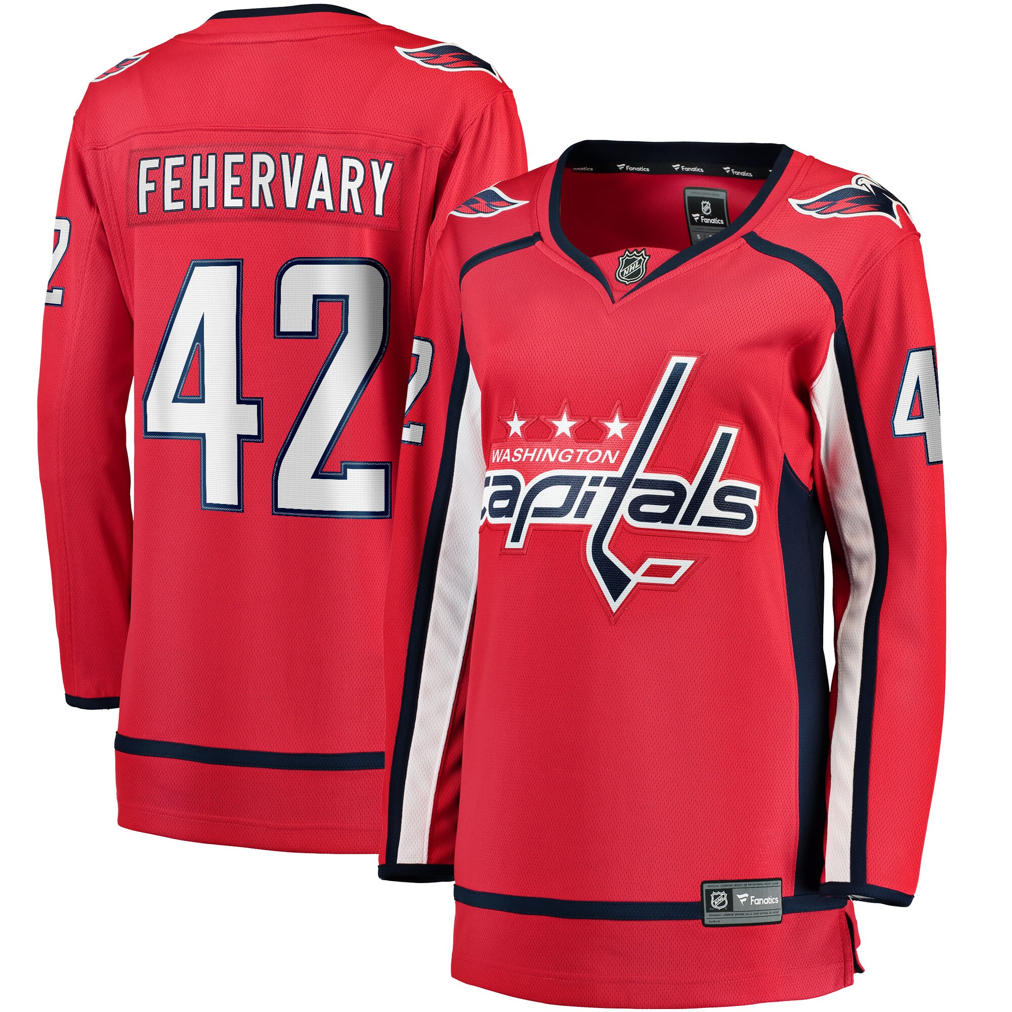 Martin Fehervary Washington Capitals Fanatics Women’s Home Breakaway   Jersey – Red mysite