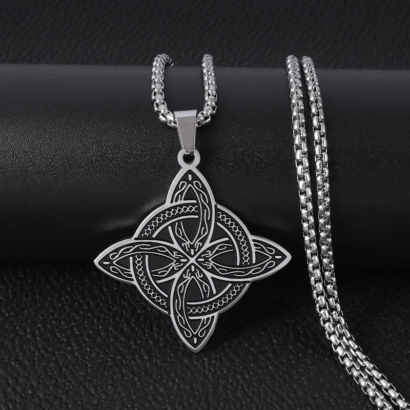 Vintage Viking Irish Celtic Knot Necklace
