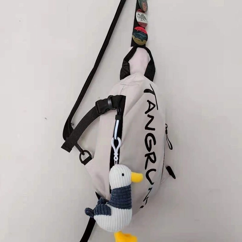 Unisex Streetwear Letter Nylon Waist Bags