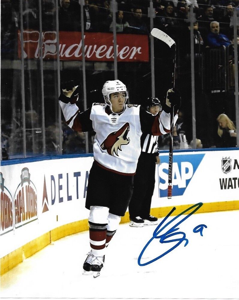 Arizona Coyotes Clayton Keller Autographed Signed 8x10 Photo Poster painting COA #3