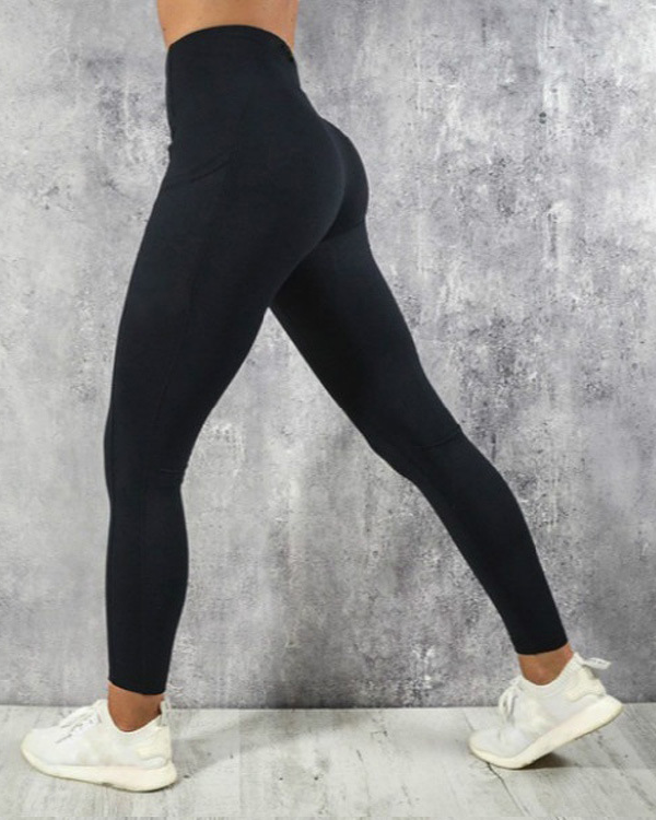 Sports yoga pants, hips and waist, sports leggings