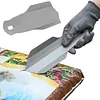 Backpacking Trowel with Clip Survival Titanium Shovel 8inch Mini Ultralight Portable Trowel for Outdoor Camping Hiking Backpacking