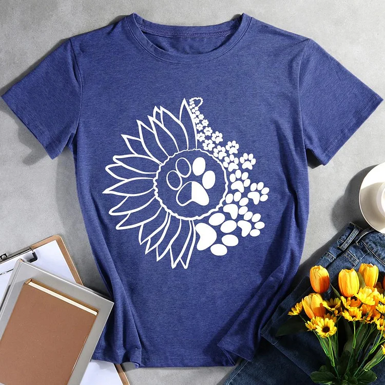 Dog Paw Pet Animal Lover T-shirt Tee -011977-CB