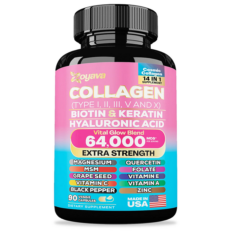 🎁[Free Shipping]Collagen Pills Peptides 14-In-1 Supplement