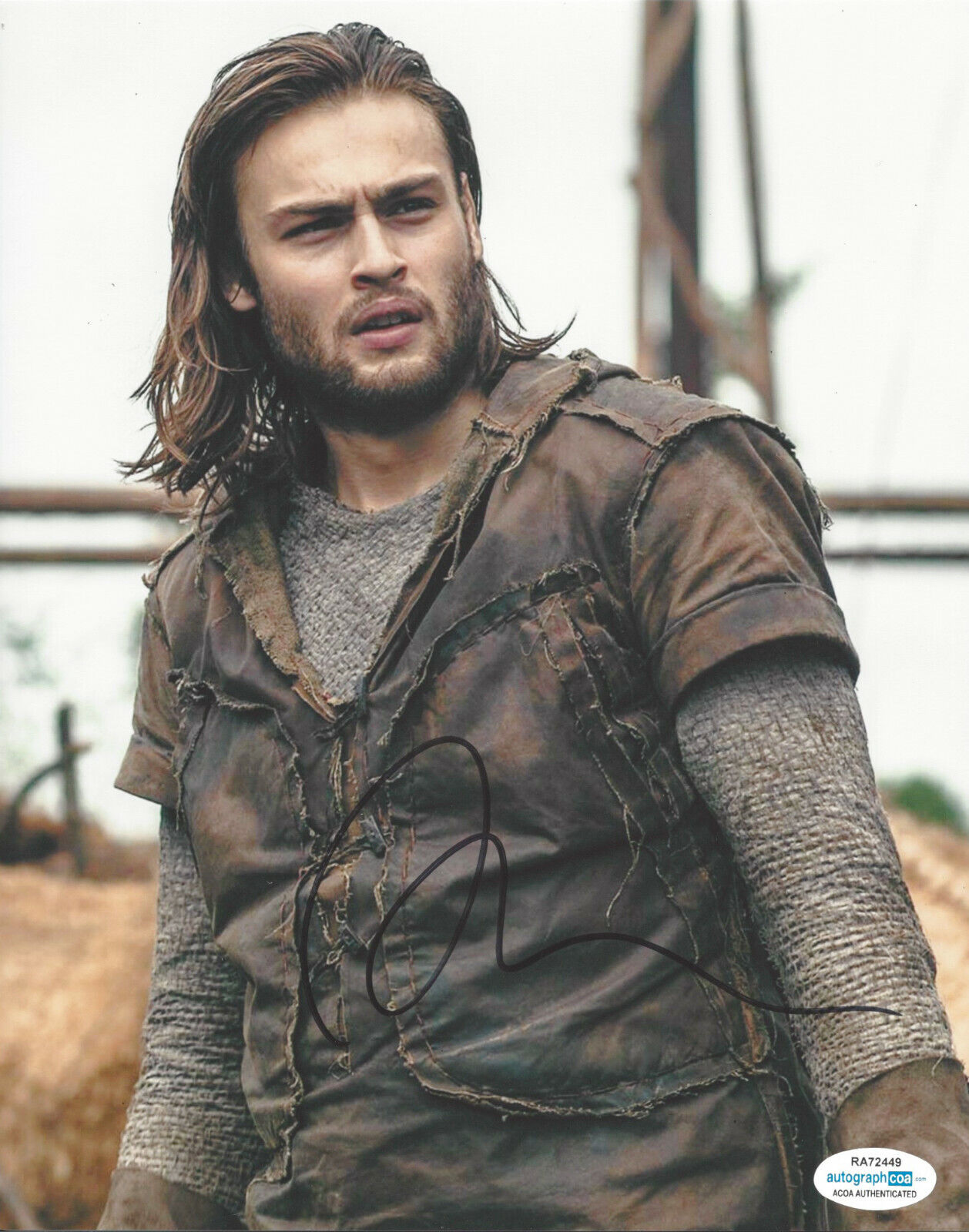 ACTOR DOUGLAS BOOTH SIGNED AUTHENTIC AUTOGRAPH 'NOAH' 8X10 Photo Poster painting THE DIRT ACOA