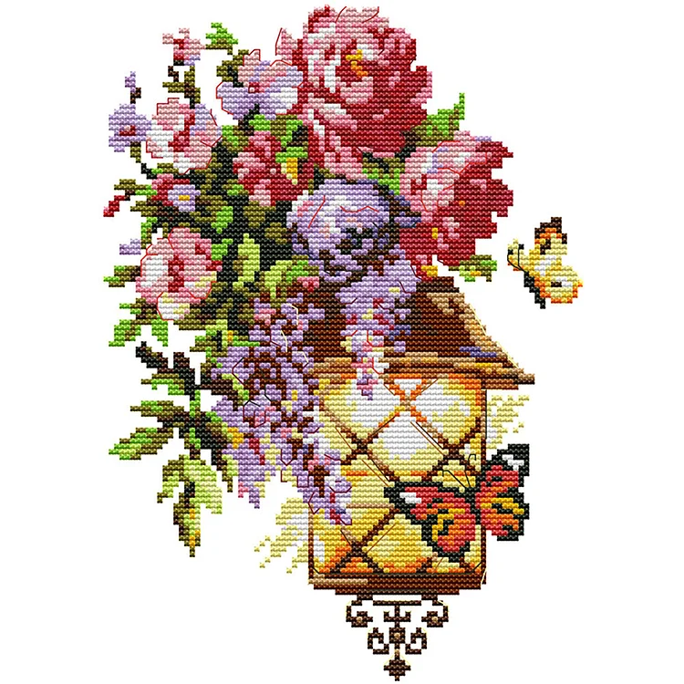 Hope Light 14CT Printed Cross Stitch Kits (30*21CM) fgoby