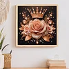 Diamond Painting-DIY Crystal Rhinestone Charming Rose